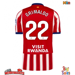 Atletico Madrid Alejandro Grimaldo #22 Replica Home Stadium Shirt 2026-27 Short Sleeve